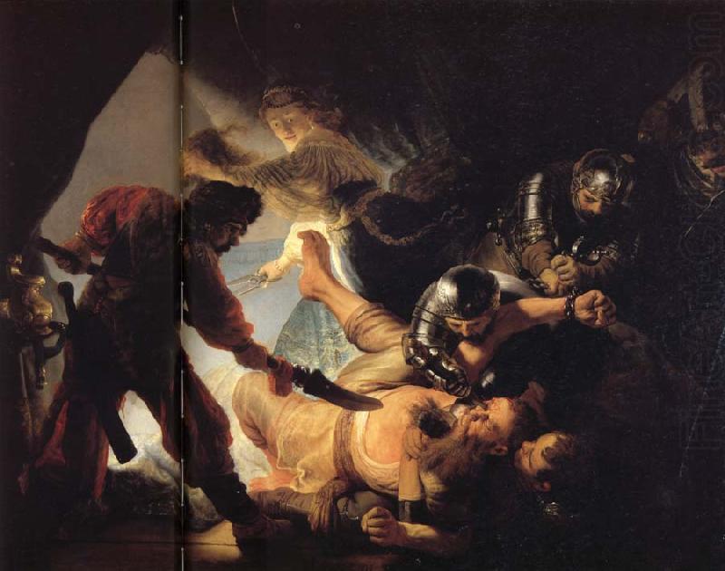 The Blinding of Samson, Rembrandt van rijn